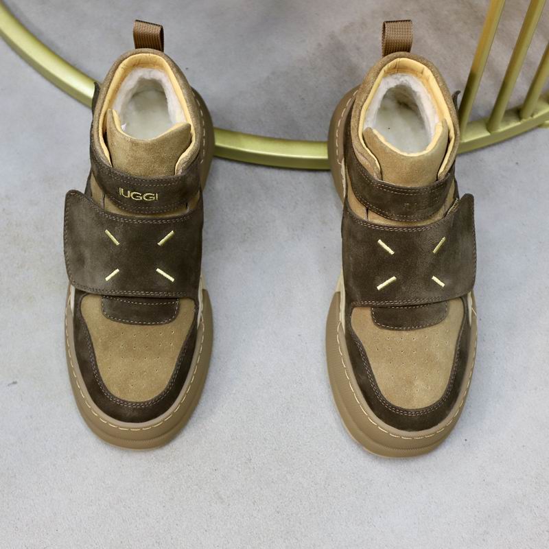 UGG High-Top Strap Sneakers - Brown & Tan