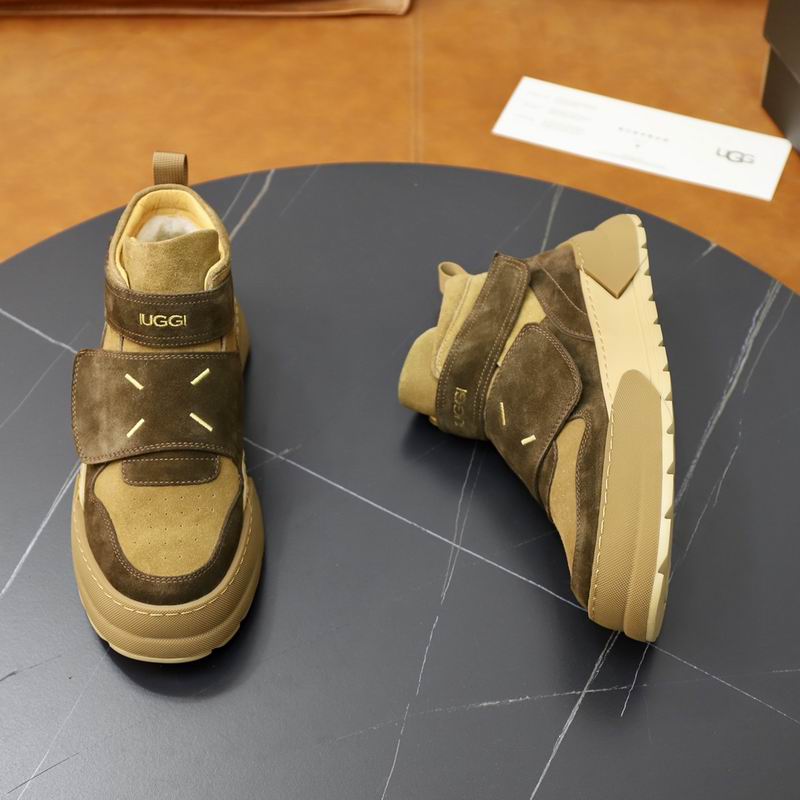 UGG High-Top Strap Sneakers - Brown & Tan