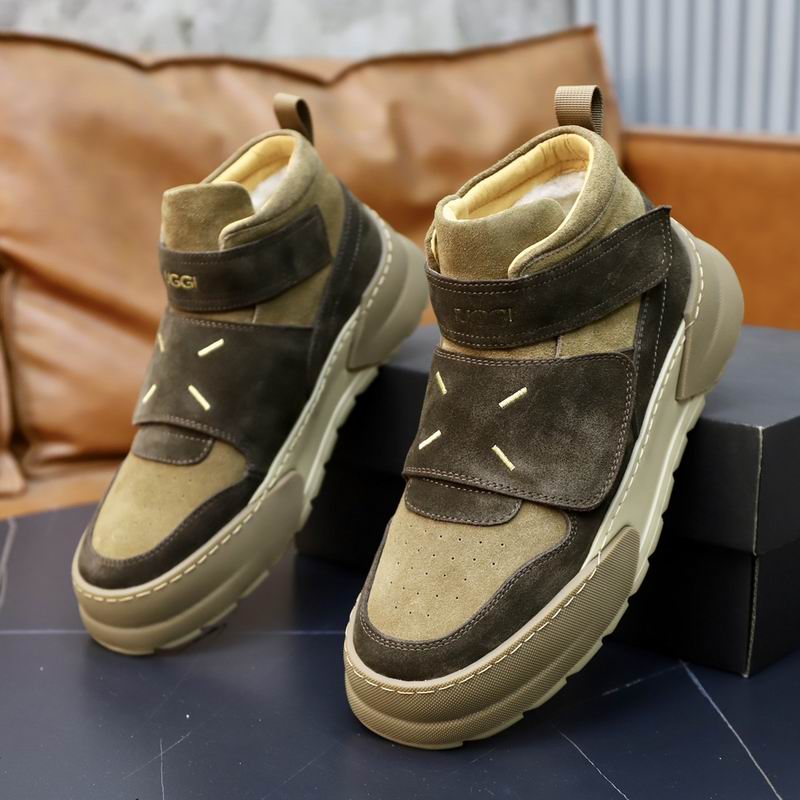 UGG High-Top Strap Sneakers - Brown & Tan