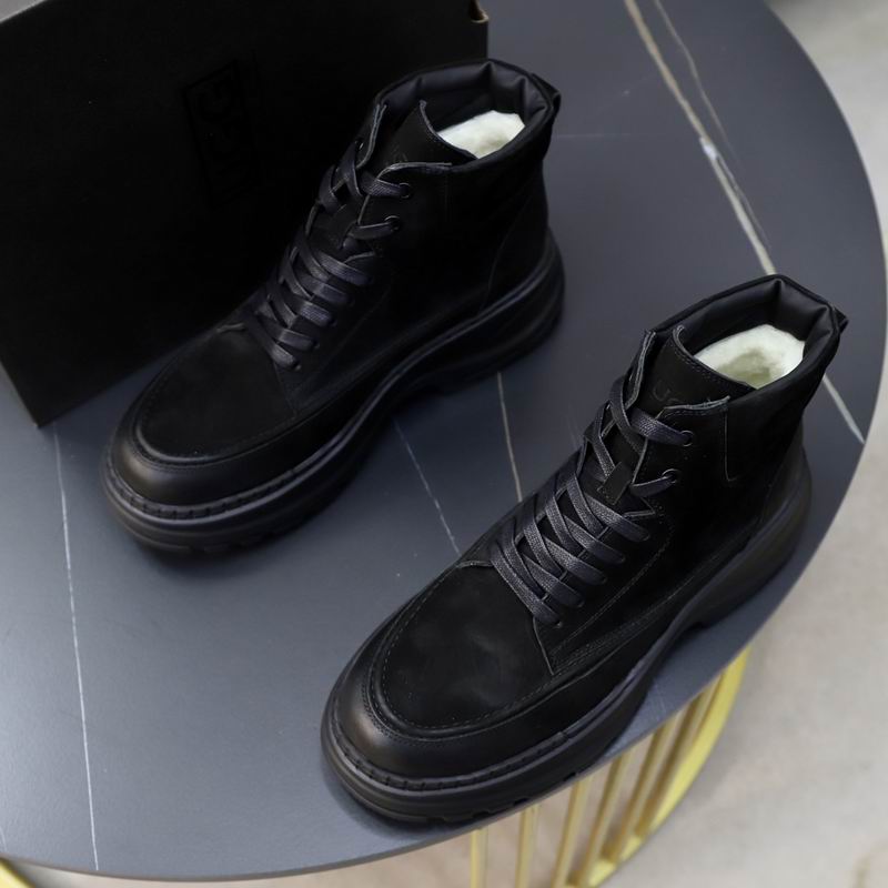 UGG Lace-Up Ankle Boots - Black