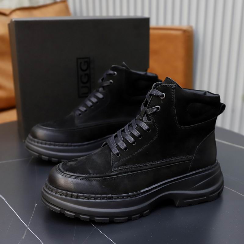 UGG Lace-Up Ankle Boots - Black