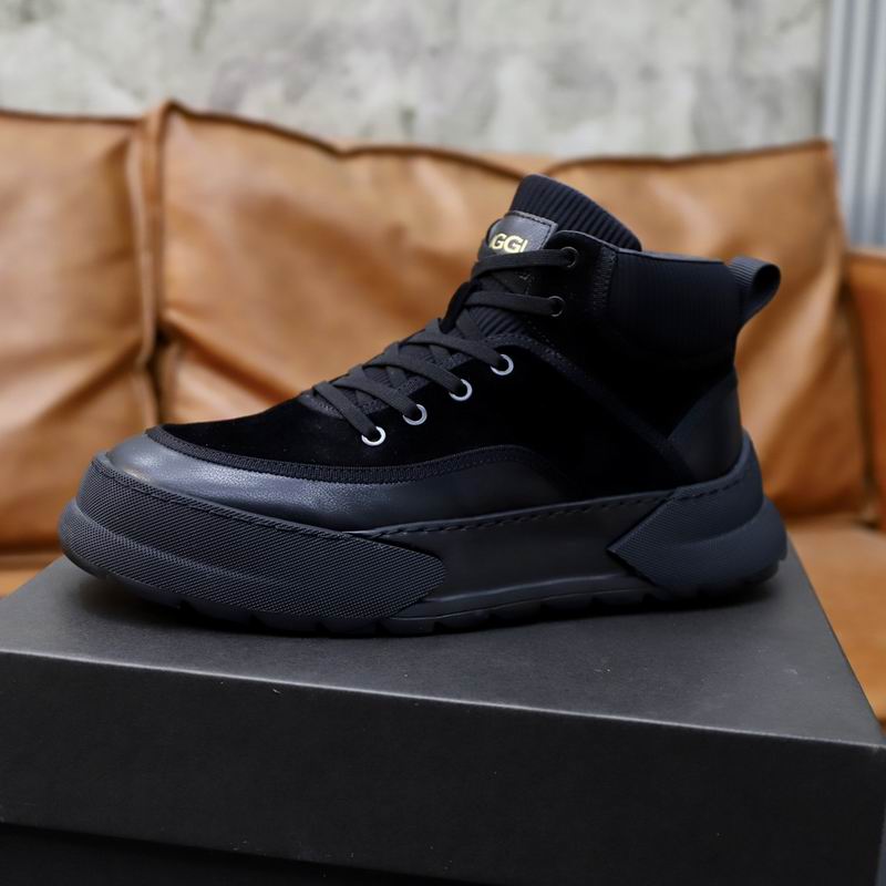 UGG High-Top Lace-Up Sneakers - Black