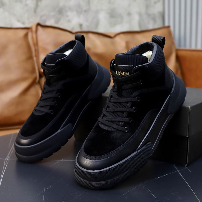 UGG High-Top Lace-Up Sneakers - Black