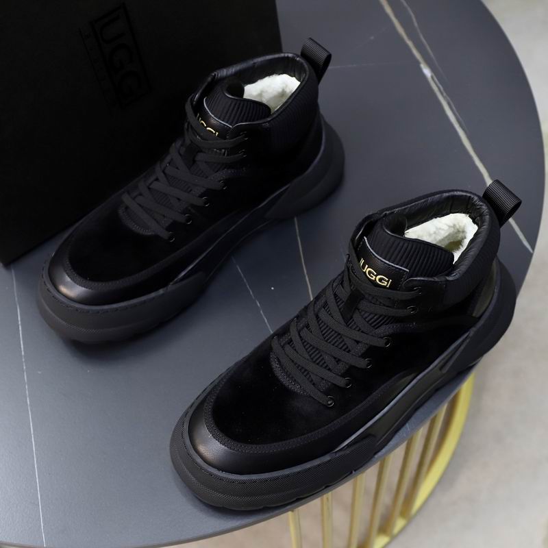 UGG High-Top Lace-Up Sneakers - Black