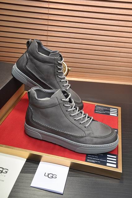 UGG High-Top Lace-Up Sneakers - Gray