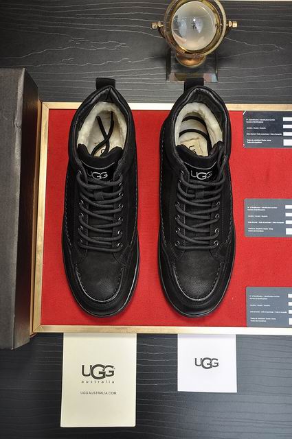 UGG High-Top Sneakers - Black Contrast Stitch