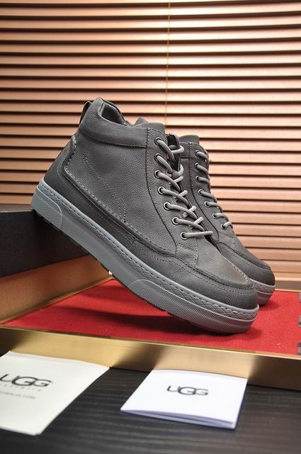 UGG High-Top Lace-Up Sneakers - Gray
