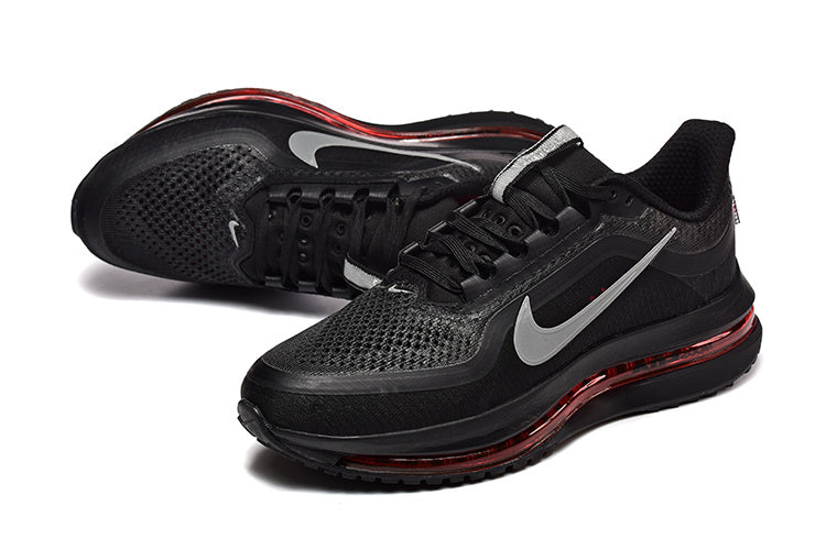 Nike Pegasus Premium Sneakers - Black, Silver & Red