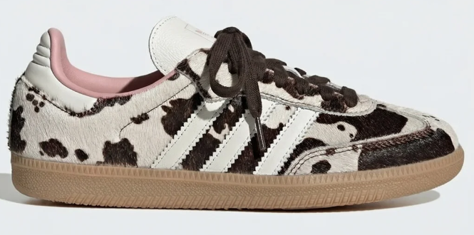 adidas Samba Women's Sneakers – Cow Print