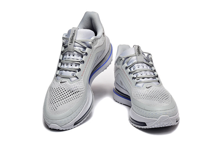 Nike Pegasus Premium Sneakers - Light Grey, Black & Blue