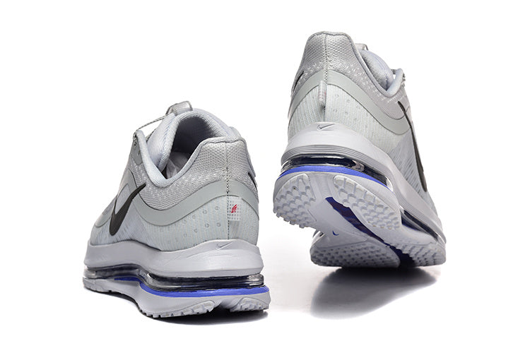 Nike Pegasus Premium Sneakers - Light Grey, Black & Blue