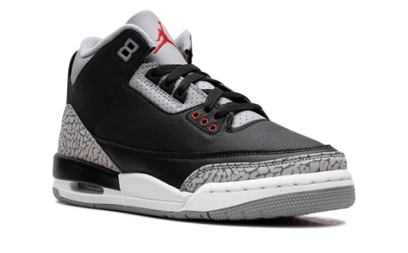 Air Jordan 3 GS Kids' Sneakers – Black Cement