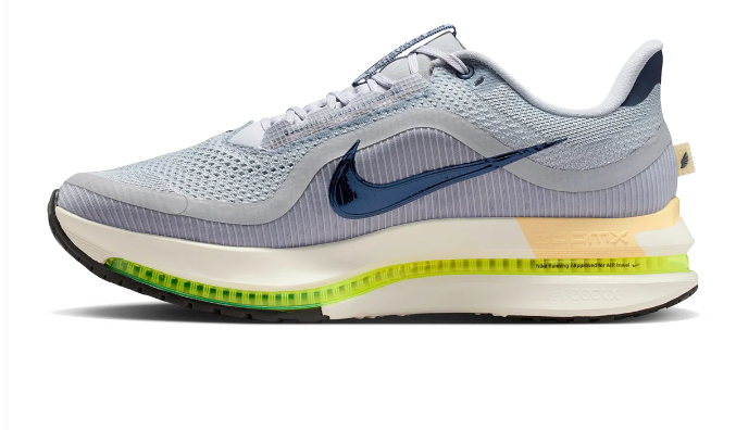 Nike Pegasus Premium Light Grey & Neon Green Sneakers