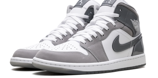 Air Jordan 1 Mid SE Cool Grey Sneakers
