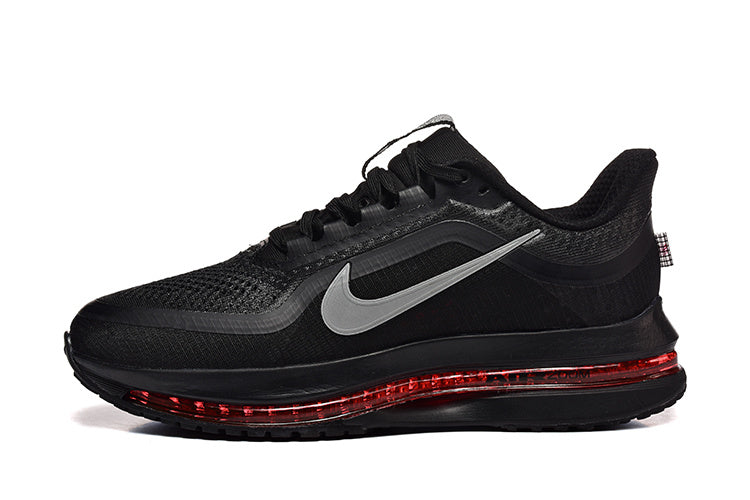 Nike Pegasus Premium Sneakers - Black, Silver & Red