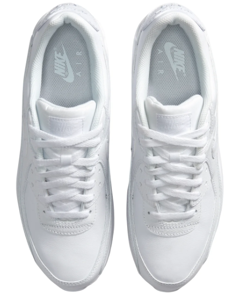 Nike Air Max 90 LTR Triple White Sneakers