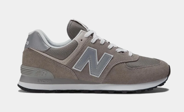 New Balance 574 Core Sneakers – Taupe & Grey