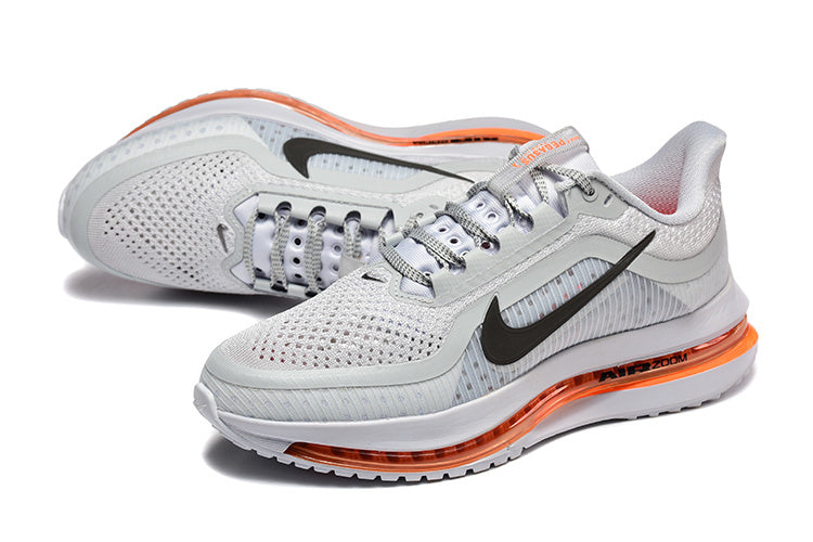 Nike Pegasus Premium Sneakers - Light Grey, Black & Orange