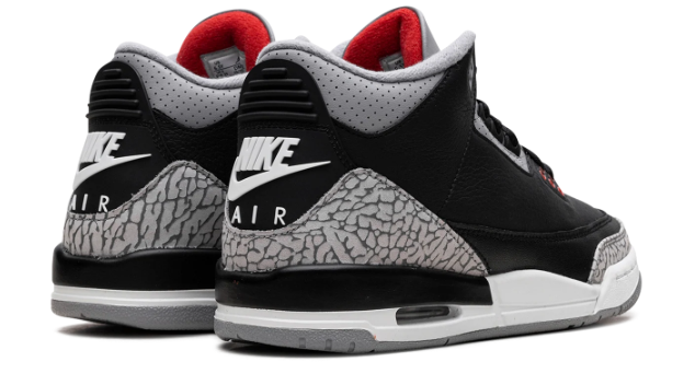 Air Jordan 3 GS Kids' Sneakers – Black Cement