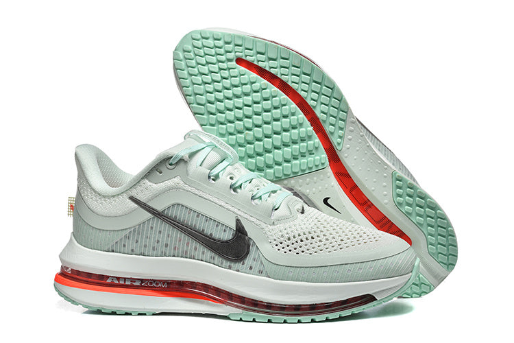 Nike Pegasus Premium Sneakers - Mint Grey, Black & Red