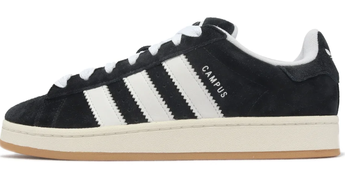 adidas Campus 00s Sneakers – Black, White & Gum